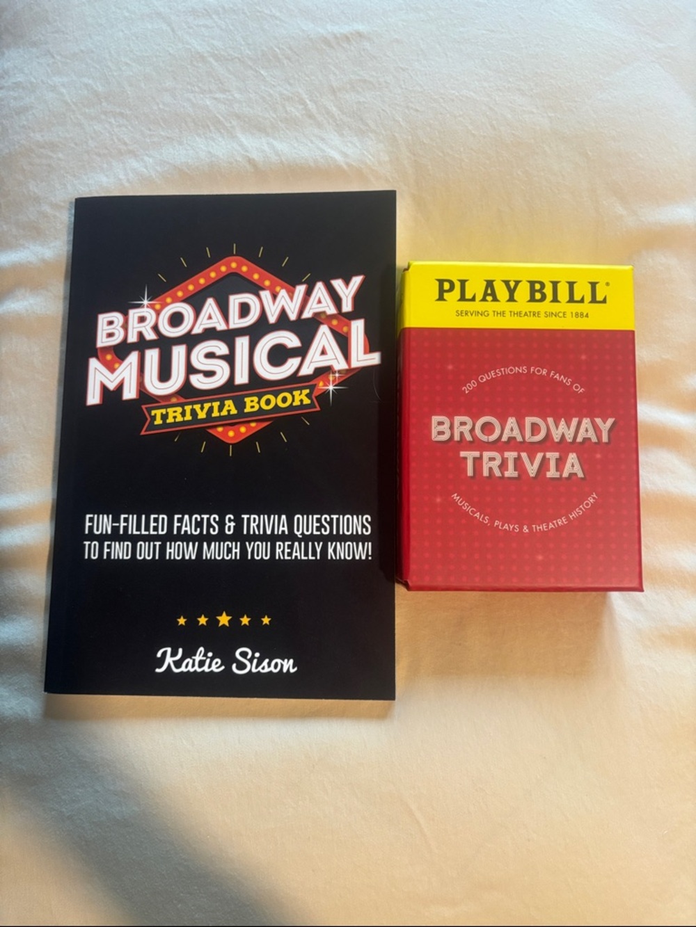 Broadway Trivia Set: Book and Game